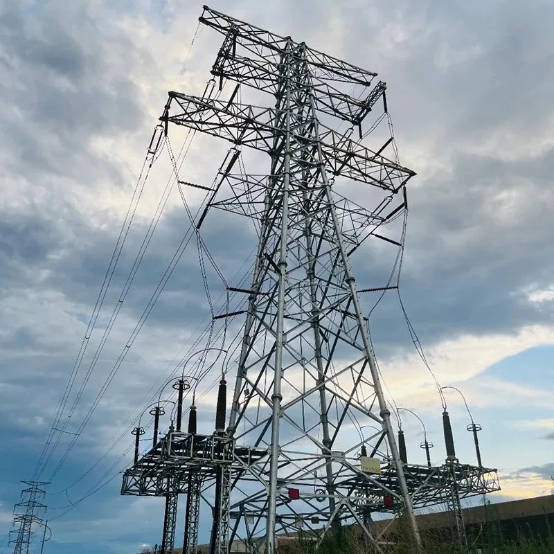 Tháp thép góc đường dây truyền tải 220kV