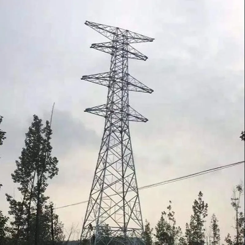 Galvanized Angle Steel Power Transmission Tower
